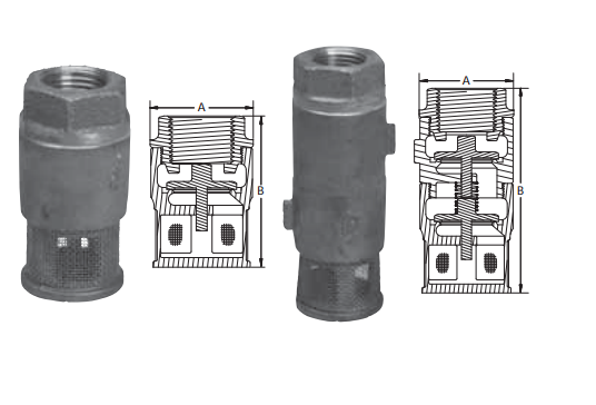 Brass Foot Valves